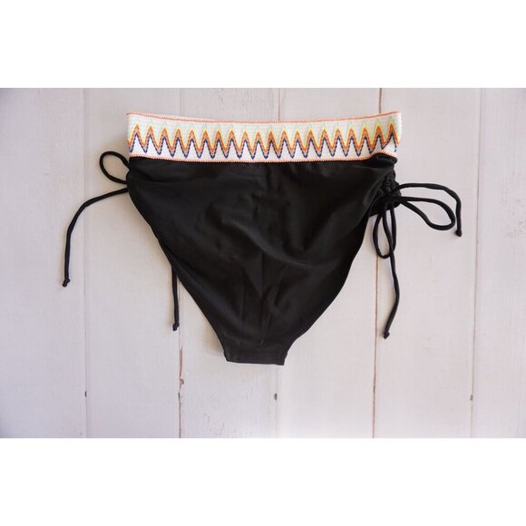 Black and Pink High-Waisted Bikini Blooming Jelly Sz. M - Picture 5 of 5